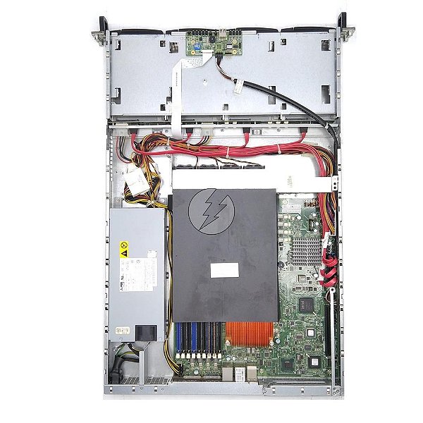 Placa Mãe de Servidor Chenbro RM11704: 4x USB, 2x Ethernet, 1x VGA, 1x Serial