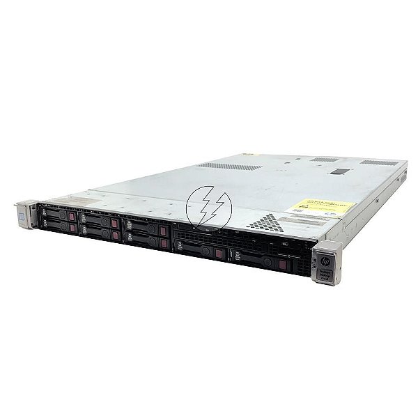 Kit Servidor HP ProLiant DL360P G8: 2x Xeon 10 core, DDR3 64GB, 2x HD SAS 600GB + 1x Placa 2x QSFP+ 40Gb