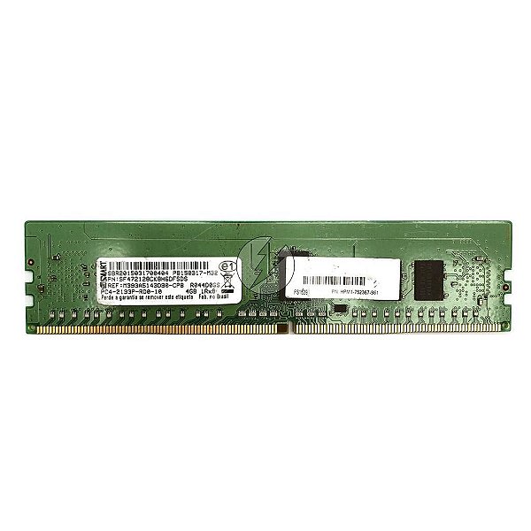 Memória RAM SMART M393A5143DB0-CPB R044D0GS SF472128CK8H6DFSDS: DDR4, 4GB, 1Rx8, 2133P, RDIMM