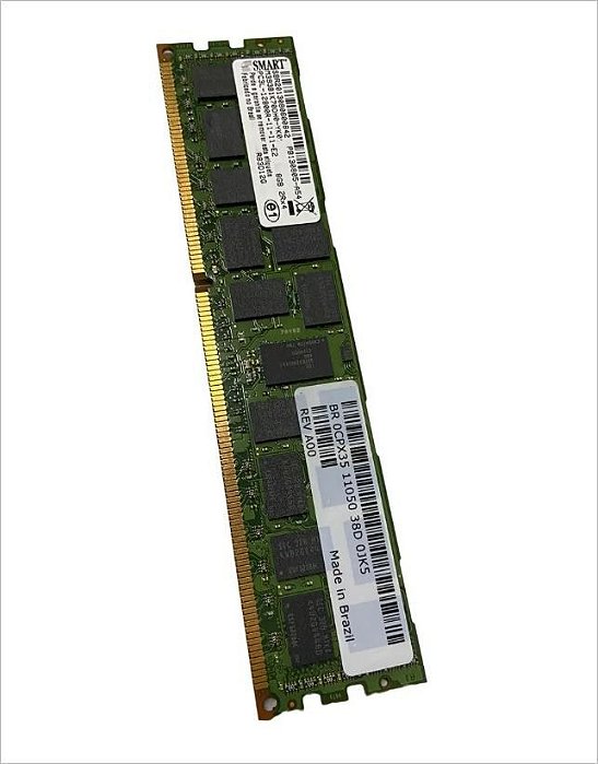 Memória RAM SMART M393B1K70CH0-YH9 R83C02G 0PK4TR: DDR3L, 8GB, 2Rx4, 1333R, RDIMM