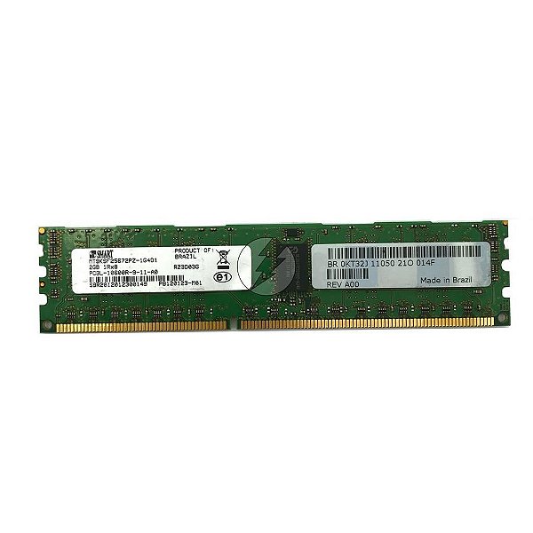 Memória RAM SMART MT9KSF25672PZ R23D03G: DDR3L, 2GB, 1Rx8, 1333R, RDIMM
