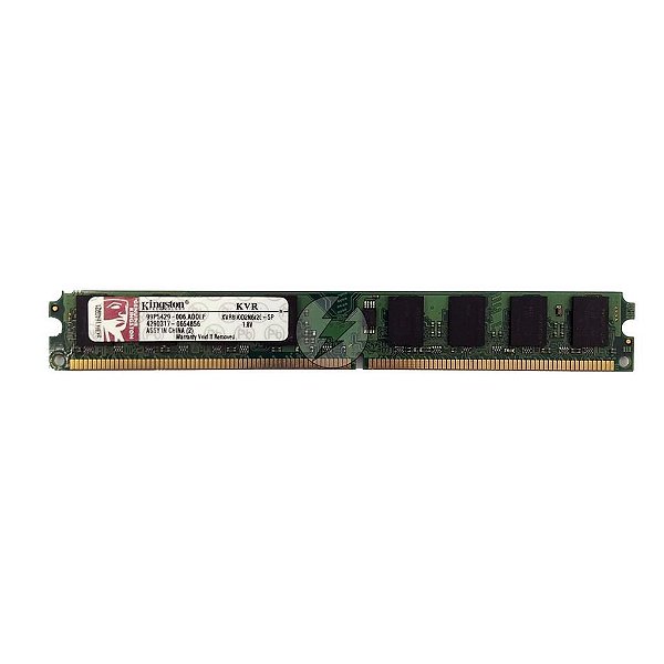 Memória RAM Kingston KVR800D2N6/2G Chip Kingston: DDR2 2GB