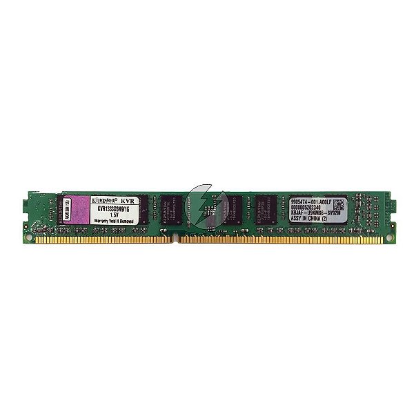 Memória RAM Kingston KVR1333D3N9/1G: DDR3, 1GB, 1333, UDIMM