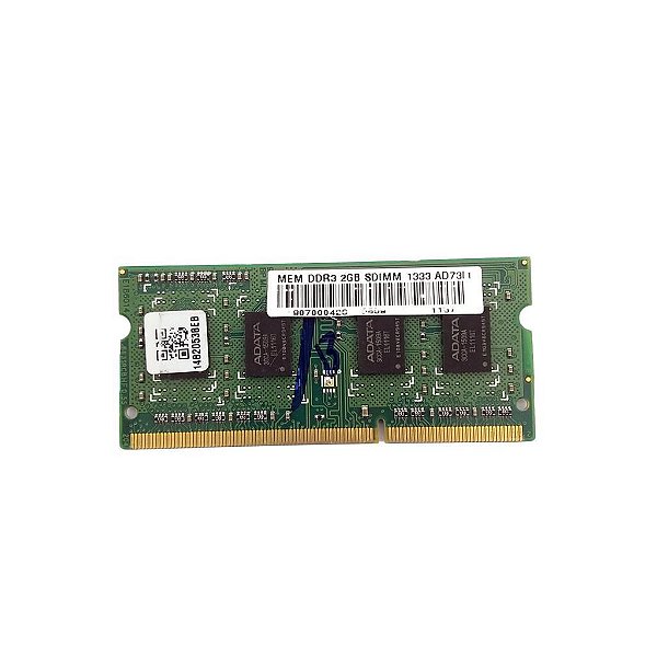 Memória RAM Genérica: DDR3, 2GB, Rx, 1333, SODIMM