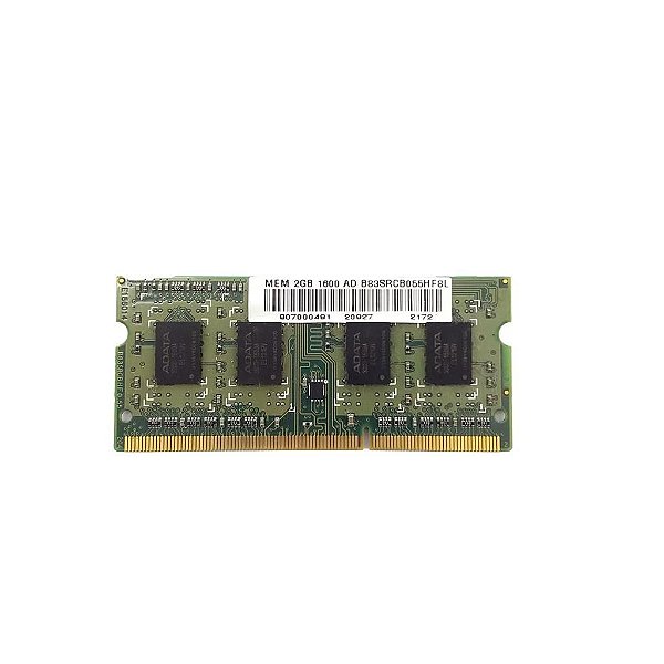 Memória RAM Genérica: DDR3, 2GB, Rx, 1600, SODIMM