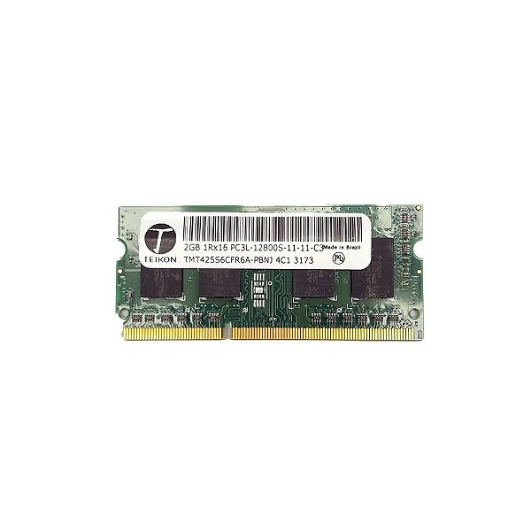 Memória RAM Teikon TMT425S6CFR6A-PBNJ: DDR3L, 2GB, 1Rx16