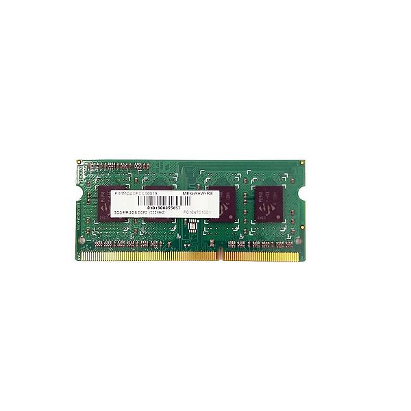 Memória RAM MegaWare PIMMD4XPXXX0019 DDR3 2GB Rx 1333 SODIMM