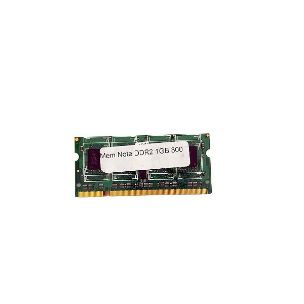 Memória Ram Notebook DDR2, 1GB, Rx, 800, SODIMM