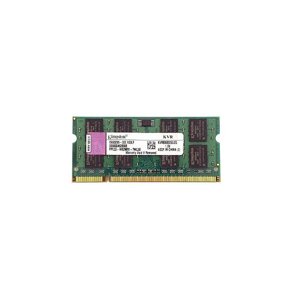 Memória Ram Kingston KVR800D2S6/2G: DDR2, 2GB, 800, SODIMM