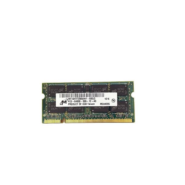 Memória Ram Micro MT16HTF25664HY: DDR2 2GB 800