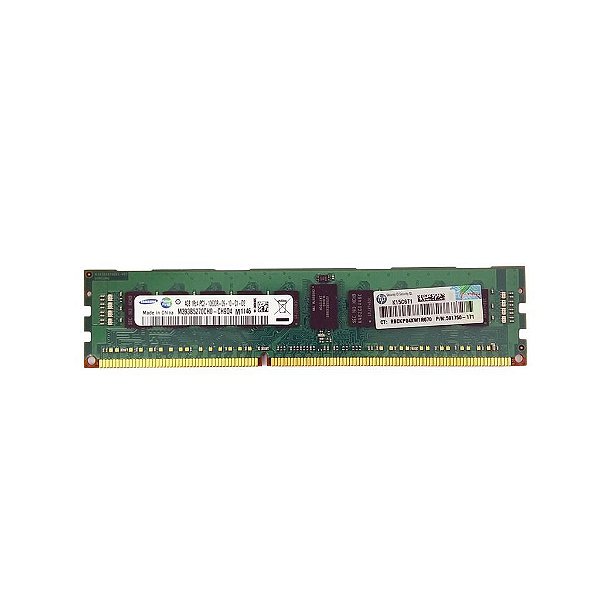 Memória Ram Samsung M393b5270ch0-ch9: DDR3, 4GB, 1rx4 1333r para Servidor