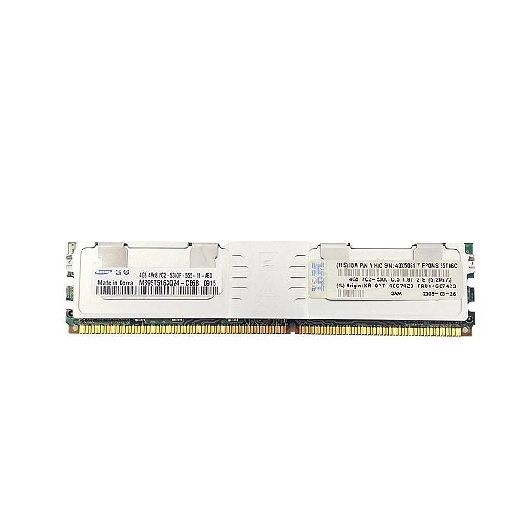 Memória Samsung M395T5163QZ4-CE68: DDR2, 4GB, 333F, FBDIMM