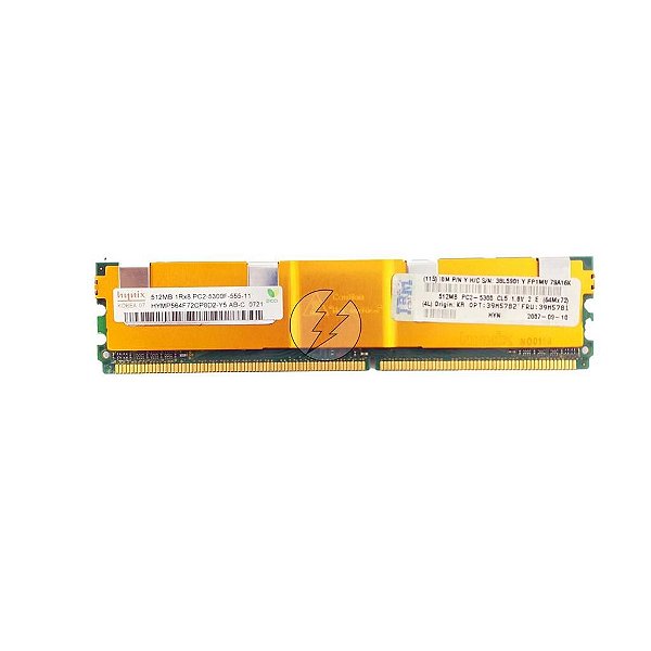 Memória Ram Sk Hynix Hymp564f72cp8d2-y5: DDR2, 512MB, 1Rx8 333