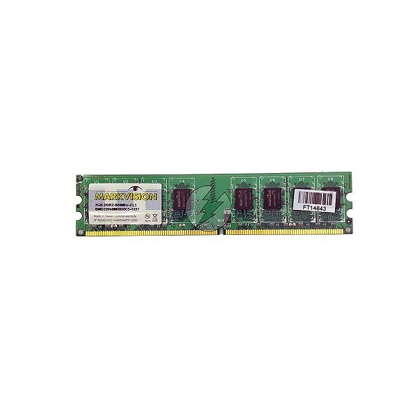 Memória Ram MarkVision: DDR2, 2GB, Rx 800 UDIMM