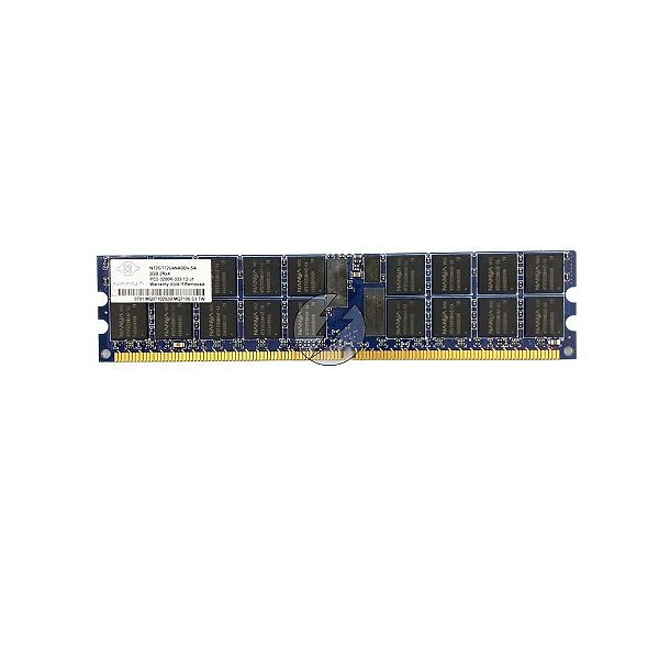 Memória RAM Nanya NT2GT72U4NA0BV-5A: DDR2, 2GB, 333R, RDIMM