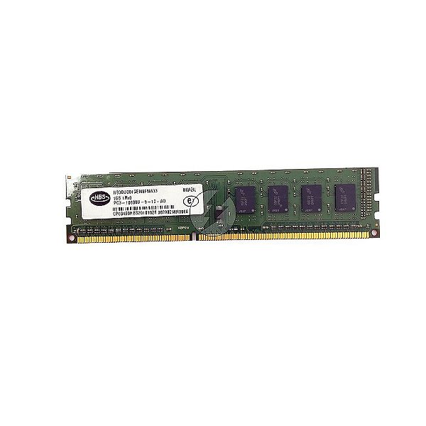 Memória RAM HBS HB3DU001GEM8FMA33 MM0068: DDR3, 1GB, 1Rx8