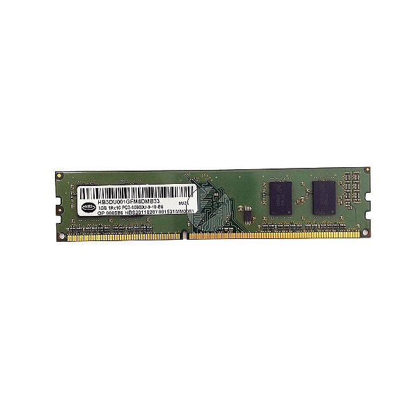 Memória RAM HBS HB3DU001GFM6DMB33: DDR3, 1GB, 1333U, UDIMM