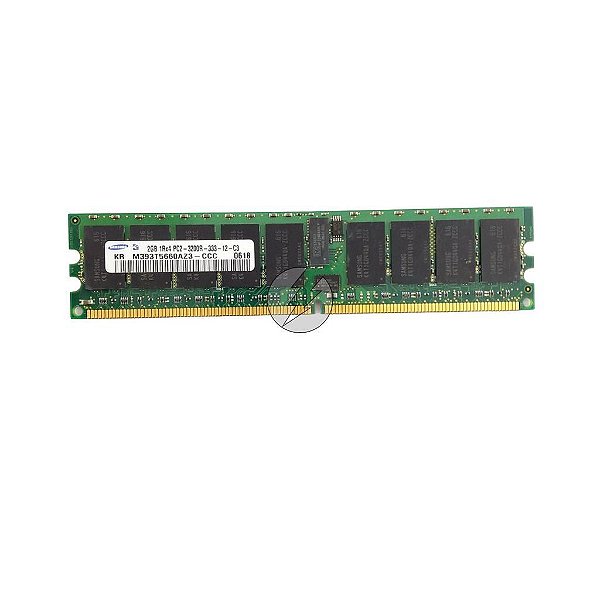 Memória Ram Samsung 2GB DDR2 333r, Rdimm: M393t5660az3-ccc