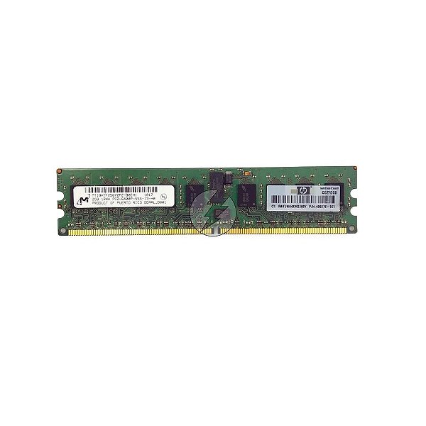 Memória RAM Micron MT18HTF25672PZ 499276-061: DDR2, 2GB, 1Rx4, 800P, RDIMM