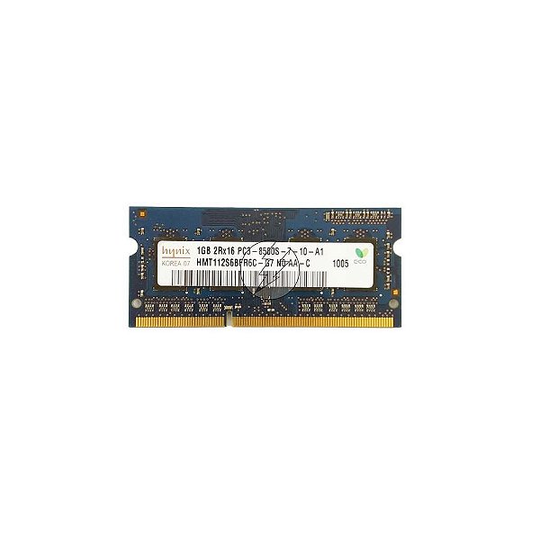 Memória Ram Sk Hynix Hmt112s6bfr6c-g7: DDR3 1GB, 2Rx16 1066 SODIMM