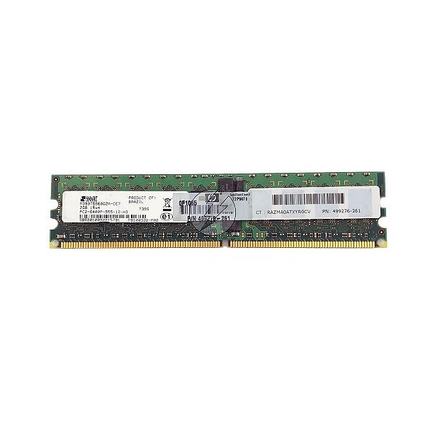 Memória RAM SMART M393T5660QZA-CE7 739G 499276-261: DDR2, 2GB, 1Rx4, 800P, RDIMM