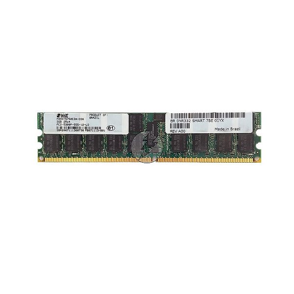 Memória RAM SMART M393T5750EZA-CE6 0NR332 405476-251: DDR2, 2GB, 2Rx4, 667P, RDIMM