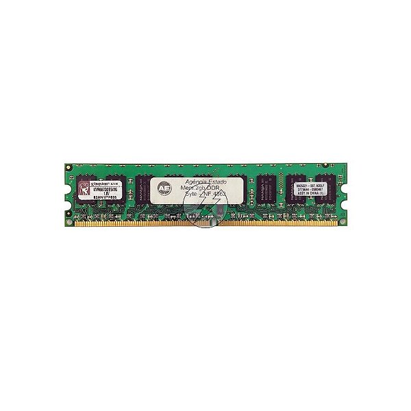 Memória Ram Kingston Kvr667d2e5/2g: DDR2 2GB, 667, Ecc Udimm