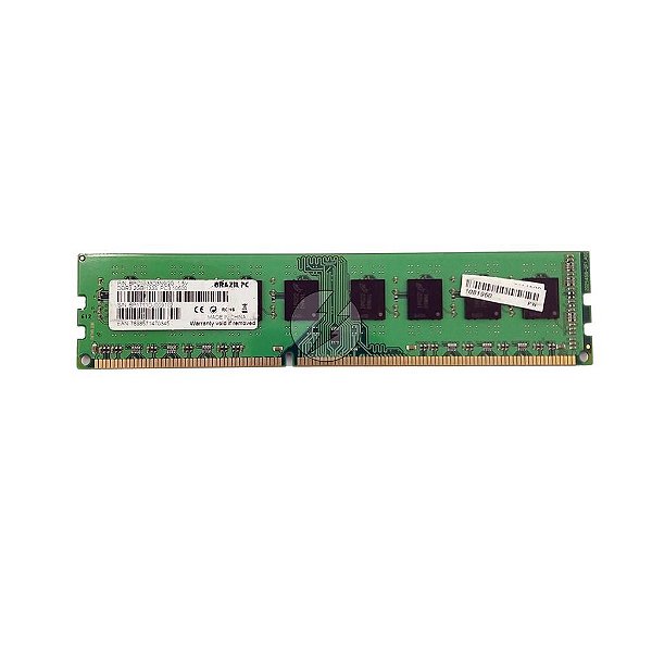 Memória Ram Brazil Pc Bpc1333d3n9/2g: DDR3 2GB, Rx 1333 UDIMM