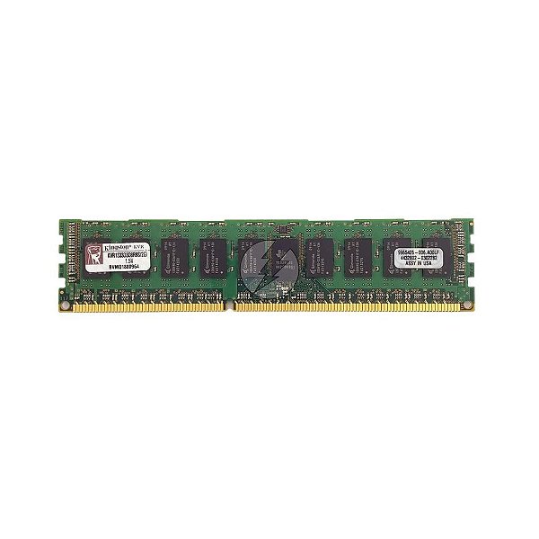Memória RAM Kingston KVR1333D3D8R9S/2GI Chip Qimonda: DDR3, 2GB, 2Rx8, 1333P, RDIMM