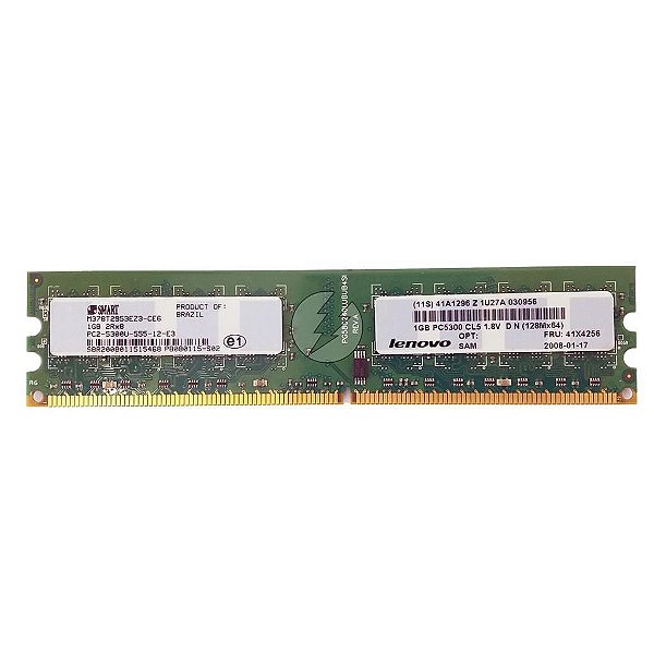 Memória Ram Smart Sg564288fg8n0il-z1: DDR2 1GB, 667u, UDIMM