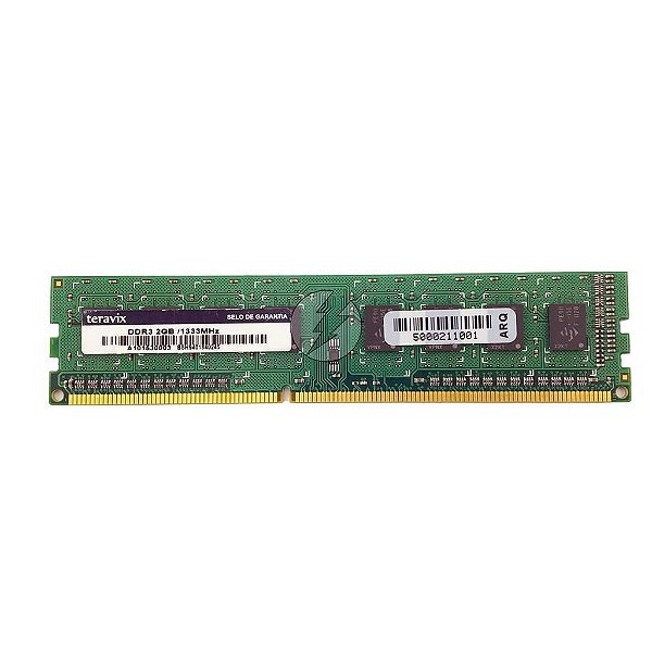 Memória Ram Teravix A101530003 DDR3 2GB, Rx, 1333, UDIMM