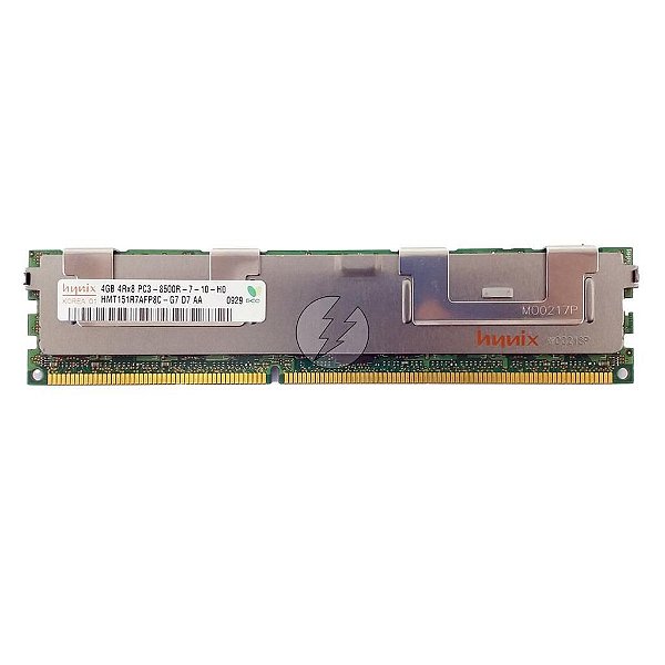 Memória RAM Hynix HMT151R7AFP8C-G7: DDR3, 4GB, 4Rx8, 1066R, RDIMM