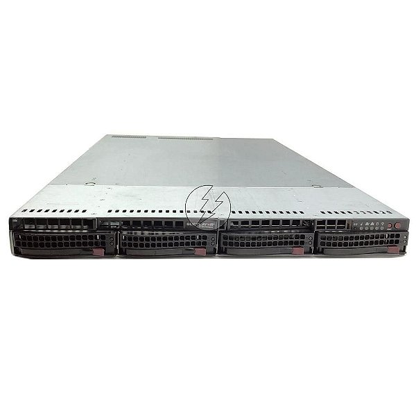 Servidor SuperMicro SC819: 2x Xeon 6 core, DDR3 64GB, 2x HD SATA 1TB