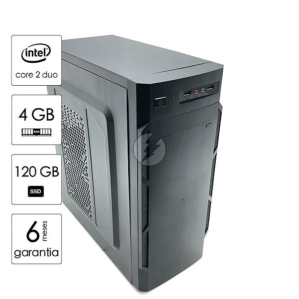 Micro Computador Intel E7400 2.80Ghz, 4GB, SSD 120GB, com WiFi