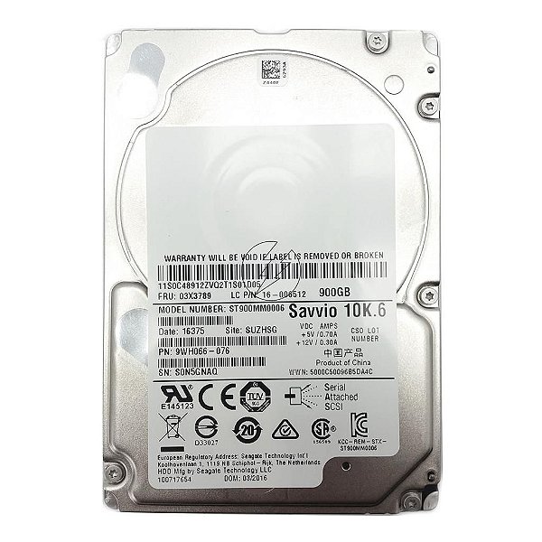 HD Seagate Savvio ST900MM0006, 900GB, SAS 2.5" 10k