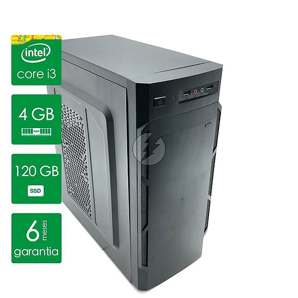 Computador Intel Core i3 2.93Ghz, 4GB, SSD 120GB
