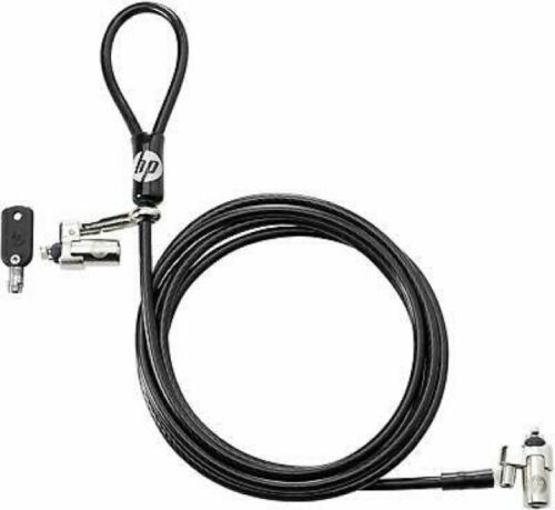 Trava Segurança para Notebook, HP 840158-001, 2 chaves, 1,83m, preto