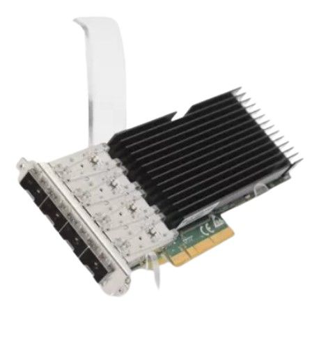 Placa de Rede Silicom PCI´e 4x Portas SFP+ 10gb