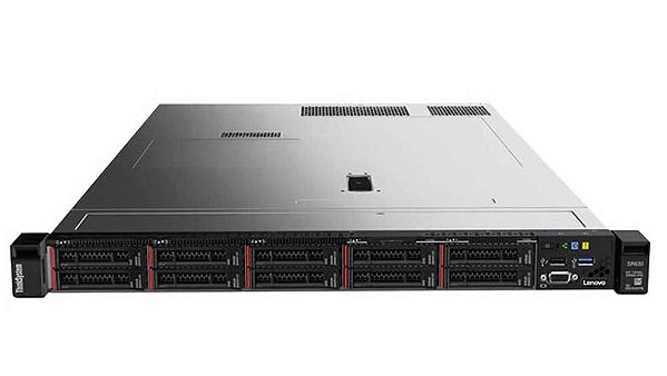Servidor Lenovo Sr630: 2 Xeon Silver 4110 8 Core, 128GB, 02 Discos Sas 600GG, 2 SFP+ 10 Giga