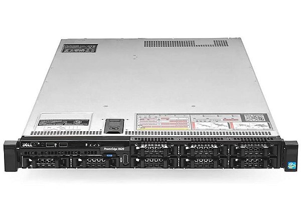 Servidor Dell R620: 2x Xeon 10 core, RAM 128GB, 2x HD SAS 600GB