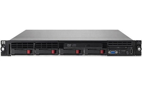 Servidor HP ProLiant DL360 G6: 2x Xeon 6 core, DDR2 32GB, 2x HD SAS 300GB