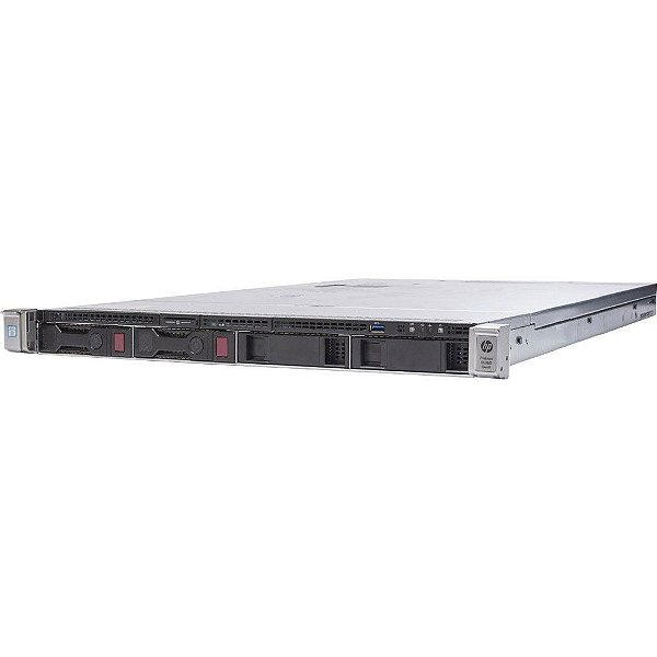 Servidor HP ProLiant DL360P G9: 2x Xeon 12 Core, 64GB, 2x HD SAS 600GB, Placa 2x QSFP+ 40Gb