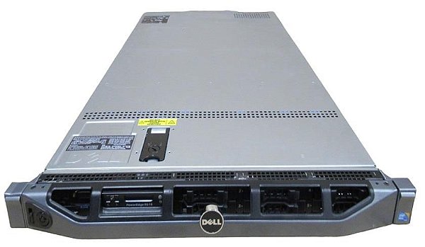 Kit Servidor Dell PowerEdge R610: 2x Xeon 6 core, DDR3 128GB, 2x HD SAS 300GB + Bezel