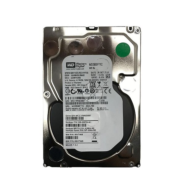 HD Enterprise WD 2TB, 3,5" Sata 3, 6Gbs 7.200Rpm: Wd2000fyyz