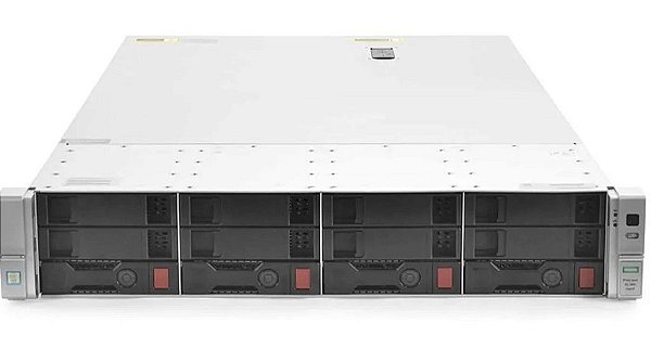 Servidor HP DL380 G9 4 Baias: 2 Xeon 14 Core, Ram 256Gb, 2x SATA 3Tb + 2x SSD 200Gb SAS