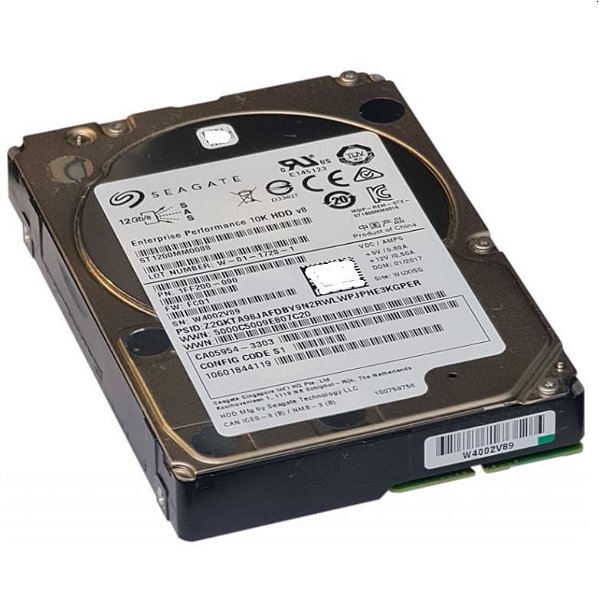 HD Seagate 1,2 Tera 2,5" SAS 10K Rpm 12GB/s 128MB Enterprise