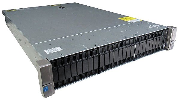 Servidor HP DL380 G9: 2x Xeon 10 core, 256GB, 12x HD SAS 600GB, Placa 2x QSFP+ 40Gb