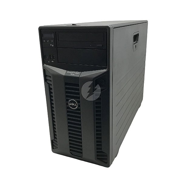 Servidor Dell PowerEdge T610: 1x Xeon 6 core, DDR3 64GB, 2x HD SAS 300GB