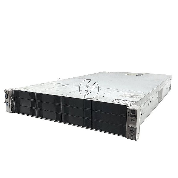 Servidor HP DL380e G8: 2 Xeon 8 core, Ram 64GB, 2x HD SATA 2TB