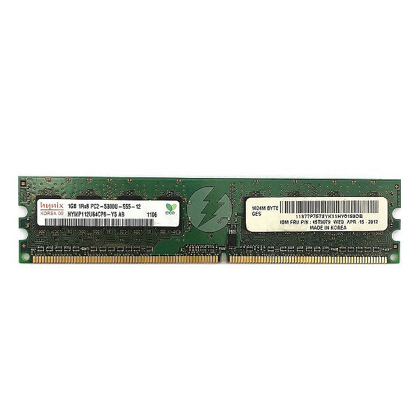 Memória RAM SK Hynix HYMP112U64CP8-Y5 45T9079: DDR2, 1GB, 1Rx8, 667U, UDIMM